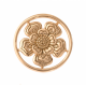 Nikki Lissoni Nature's Beauties Lovely Flower 23mm Gold Plated Coin